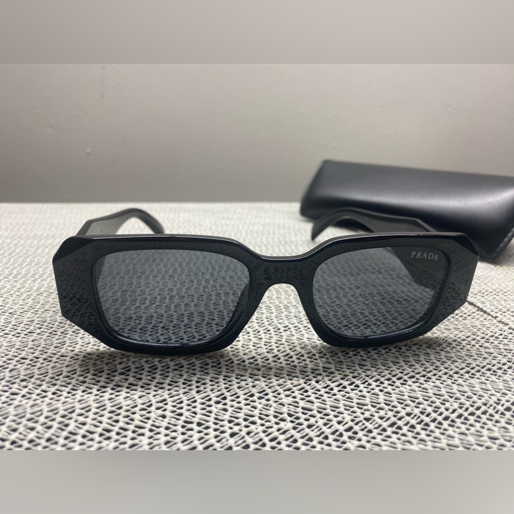 Prada PR 17WS Angular Black Sunglasses - Picture 9 of 15